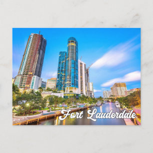 Mooi Fort Lauderdale, Florida, Verenigde Staten Briefkaart