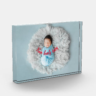 Mooi fotoalbum van mijn baby, mijn liefde fotoblokken