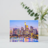 Mooi Frankfurt, Duitsland Briefkaart (Staand voorkant)