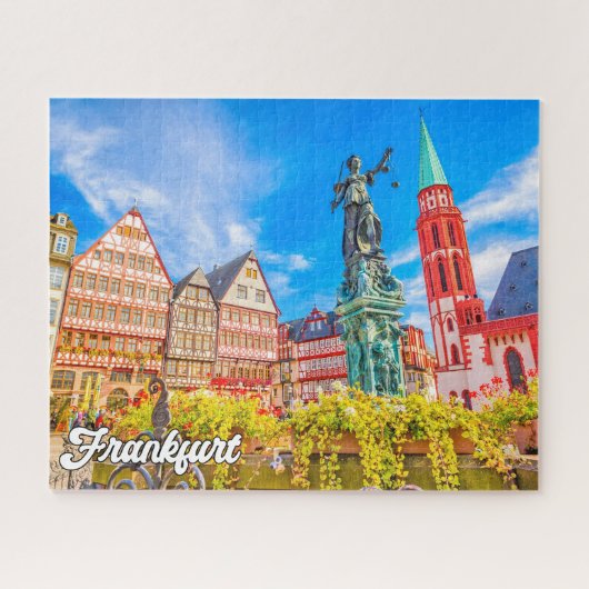 Mooi Frankfurt, Duitsland Legpuzzel (Horizontaal)