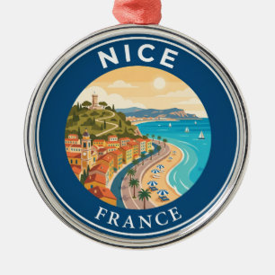 Mooi Frankrijk Metalen Ornament