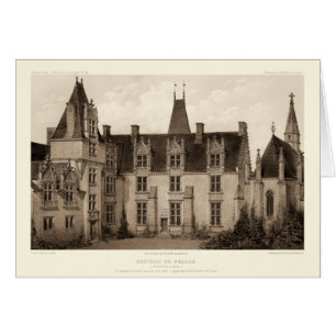 Mooi Frans Chateau in Sepia Tones