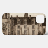 Mooi Frans Chateau in Sepia Tones Case-Mate iPhone Case (Achterkant (horizontaal))