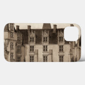 Mooi Frans Chateau in Sepia Tones Case-Mate iPhone Case (Achterkant (horizontaal))