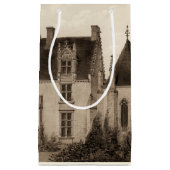 Mooi Frans Chateau in Sepia Tones Klein Cadeauzakje (Voorkant)