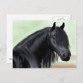Mooi Friesian Briefkaart (Voorkant / Achterkant)