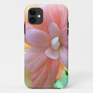 Mooi geel, Oranje en roze hibiscus flower iPhone 11 Hoesje