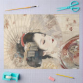 Mooi Geisha Portret Tissuepapier (Craft)