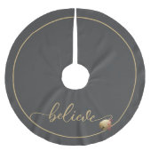 Mooi GELOOFschrift Kerstmis Jingle Bell Kerstboom Rok (Voorkant)