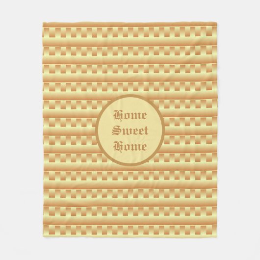 Mooi geometrisch patroon fleece deken (Voorkant)