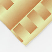 Mooi geometrisch patroon fleece deken (Hoek)