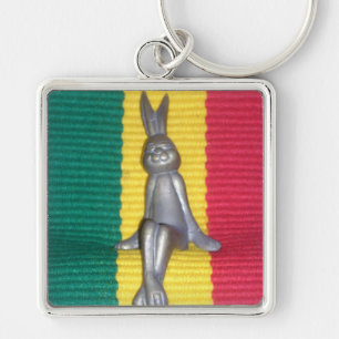 Mooi geweldig konijn Kingston Jamaica Sleutelhanger
