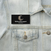 Mooi gezicht in de maan naamplaatje (In situ)