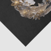 Mooi gezicht in de maan tissuepapier (Detail)