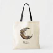 Mooi gezicht in de maan tote bag (Voorkant)