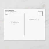 Mooi gezicht in de maan Verjaardag Uitnodiging Briefkaart (Achterkant)