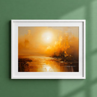Mooi glamour vrouw met hoed kunst poster
