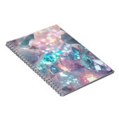 Mooi glanzend kwarts kristal notitieboek (Rechterzijde)