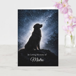 Mooi Golden Retriever Betuiging van medeleven Kaart
