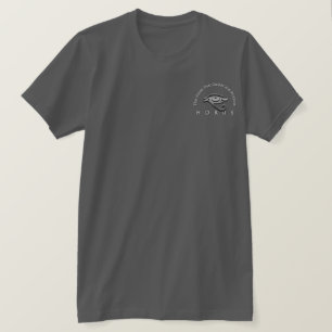 Mooi gouden oog van het horus symbool t-shirt