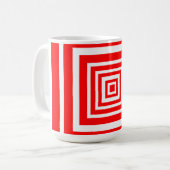 Mooi grafisch ontwerp koffiemok (Voorkant links)