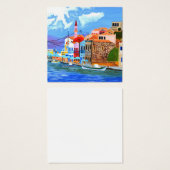 Mooi Griekenland visitekaartje (Voorkant /achterkant)