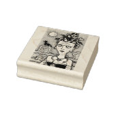 MOOI GRIEZELIG FRANKENELLA MONSTER, GRAVEN, KAT RUBBERSTEMPEL (Stempel)