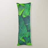 Mooi groen lederen patroon lichaamskussen (Achterkant (Verticaal))