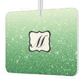 Mooi groen monogram luchtverfrisser (Links)