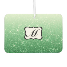 Mooi groen monogram luchtverfrisser