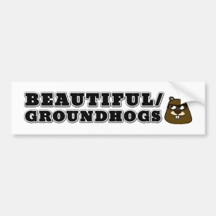 Mooi/Grondhogs Bumpersticker