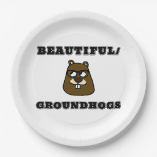Mooi/Grondhogs Papieren Bordje