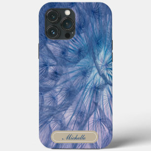 Mooi groots blauw schijfje iPhone 13 pro max hoesje