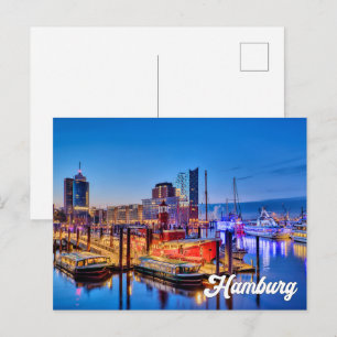 Mooi Hamburg, Duitsland Briefkaart