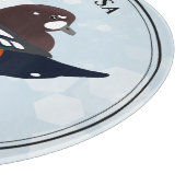 Mooi Harlequin Ducks Lovebird Snijplank (Hoek)