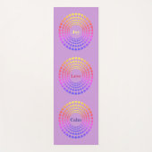 Mooi hart Mandala Yogamat (Voorkant)