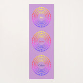 Mooi hart Mandala Yogamat (Achterkant)