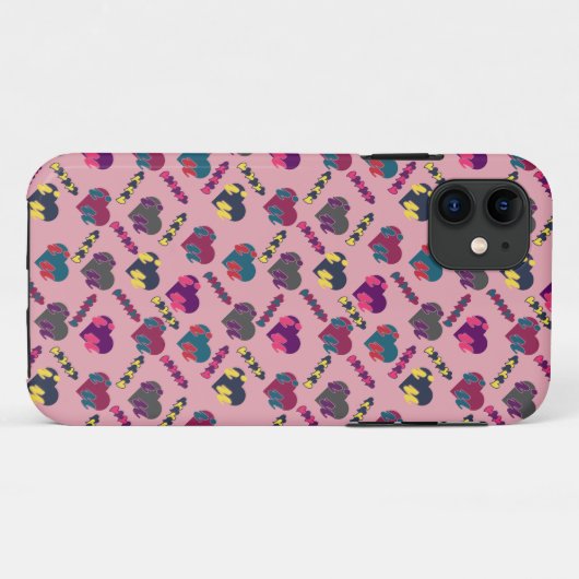 Mooi hartenpatroon Case-Mate iPhone case (Achterkant (horizontaal))