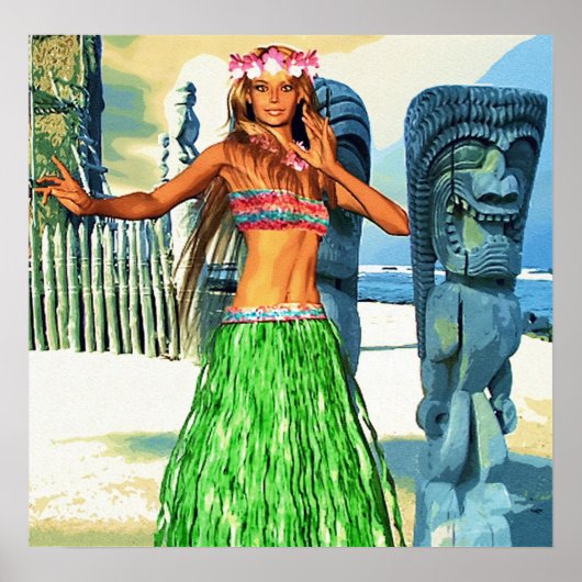 Mooi Hawaii Poster (Voorkant)