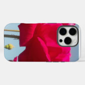 Mooi hemels Roos rood tegen blauw Case-Mate iPhone Case (Achterkant (horizontaal))