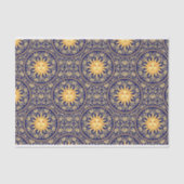 Mooi  hemels zonnetjespatroon tissuepapier (Voorkant)