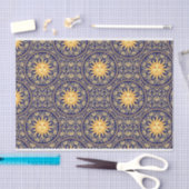 Mooi  hemels zonnetjespatroon tissuepapier (Craft)