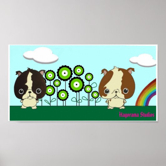 Mooi hemicanvas van Hagorama Studios Poster (Voorkant)