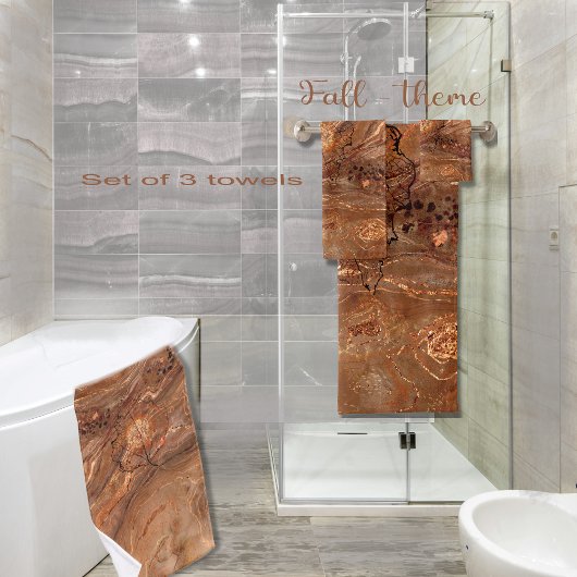 Mooi Herfst thema Bad Handdoek