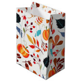 Mooi herfstpatroon 1 medium cadeauzakje (Voorkant Gekanteld)