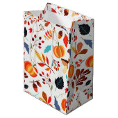 Mooi herfstpatroon medium cadeauzakje (Voorkant Gekanteld)