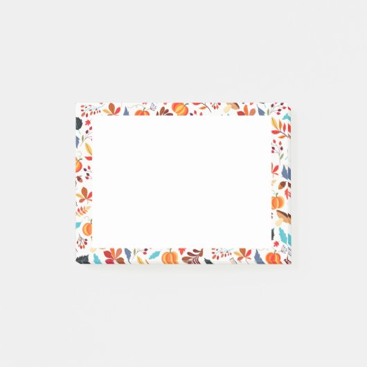 Mooi herfstpatroon - post-it® notes (Voorkant)
