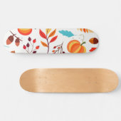 Mooi herfstpatroon skateboard (Horizontaal)
