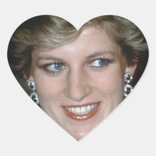 Mooi! HRH Princess of Wales Hart Sticker