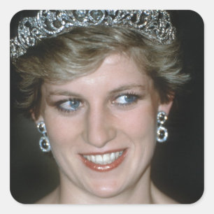 Mooi! HRH Princess of Wales Vierkante Sticker